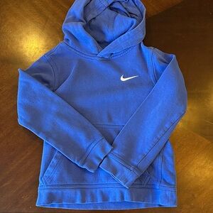 Boys Nike Hoodie -Kids Royal Blue Hoodie - Size Small